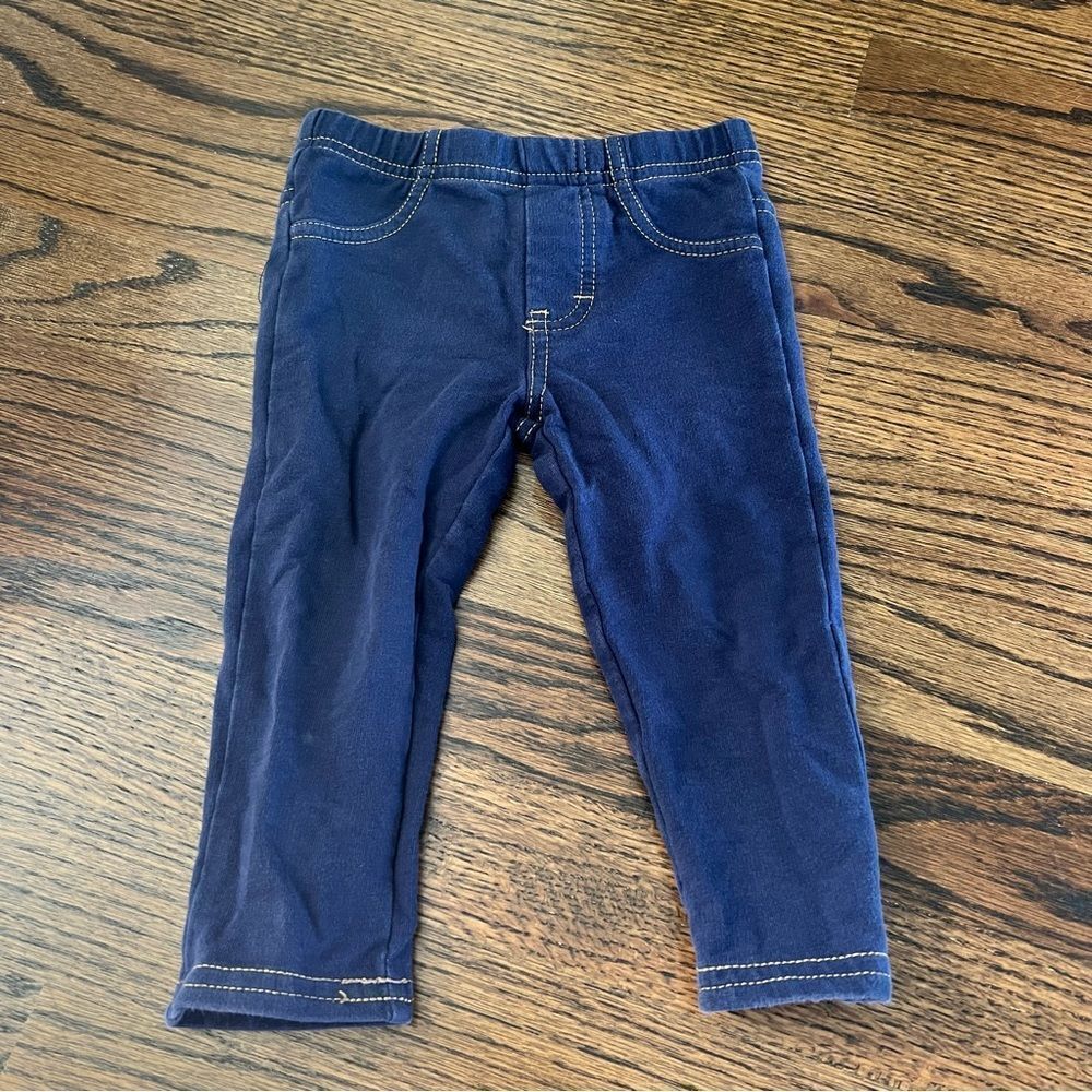Splendid dark wash jeggings for baby girl - 6-12 months